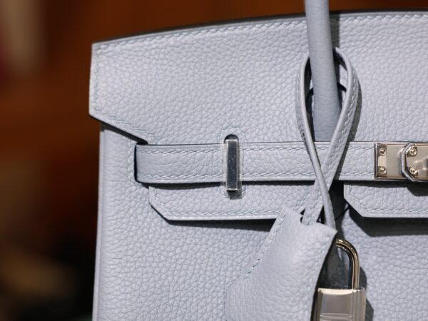 Birkin 25 Togo Bleu Lin PHW