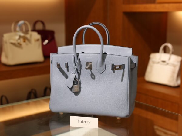 Birkin 25 Togo Bleu Lin PHW