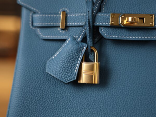 Birkin 25 Togo Bleu Jean GHW