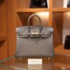Birkin 25 Togo Etain GHW