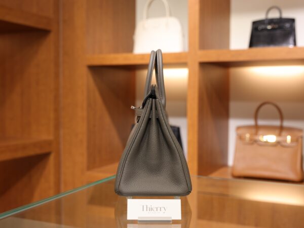 Birkin 25 Togo Etain PHW