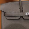 Birkin 25 Togo Etain PHW