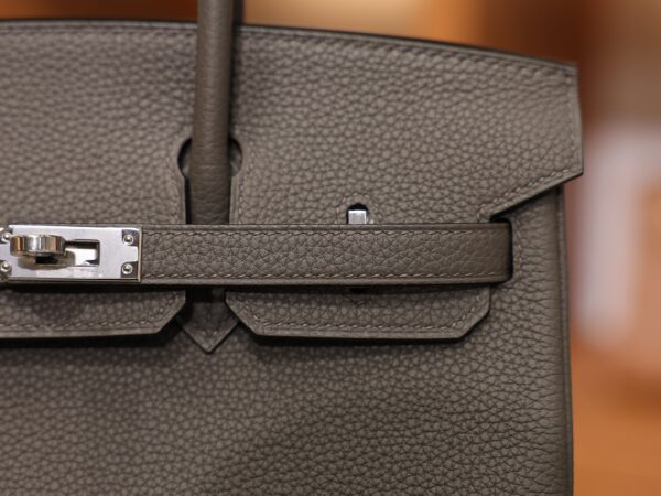 Birkin 25 Togo Etain PHW
