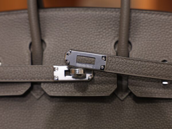 Birkin 25 Togo Etain PHW