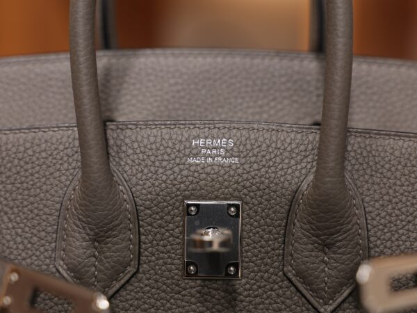 Birkin 25 Togo Etain PHW