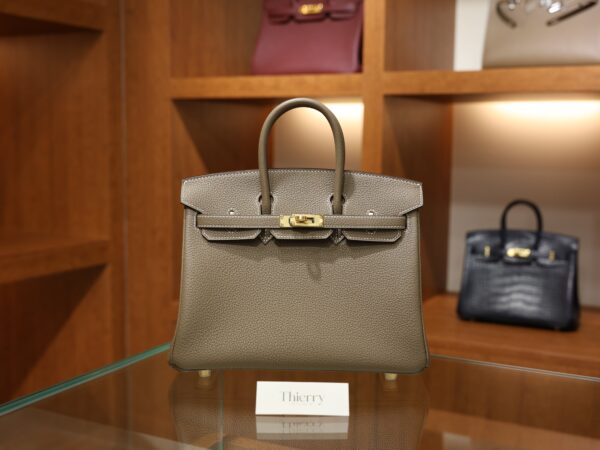 Birkin 25 Togo Etoupe GHW
