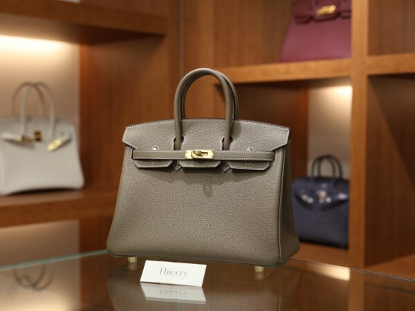 Birkin 25 Togo Etoupe GHW