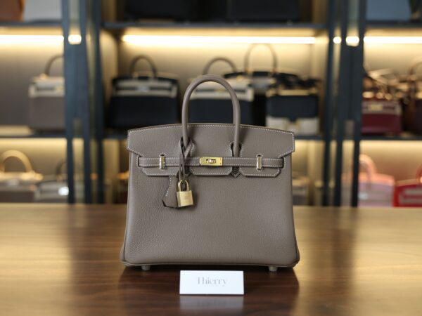 Birkin 25 Togo Etoupe GHW