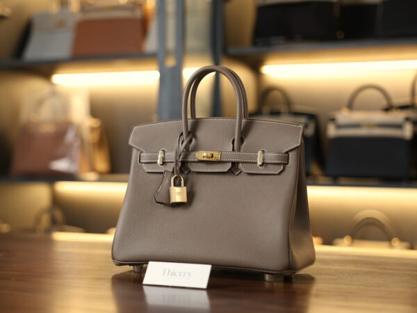 Birkin 25 Togo Etoupe GHW