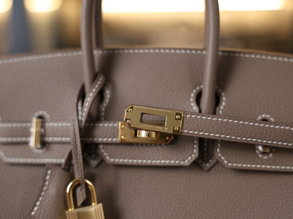 Birkin 25 Togo Etoupe GHW
