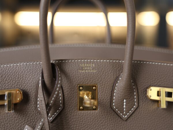 Birkin 25 Togo Etoupe GHW