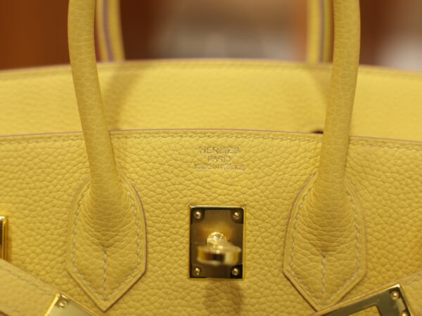 Birkin 25 Togo Jaune de Naples GHW