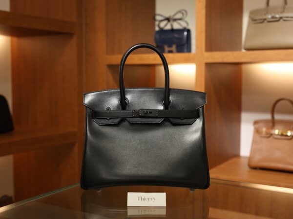Birkin 30 Box Retourne So Black