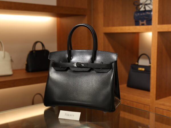 Birkin 30 Box Retourne So Black