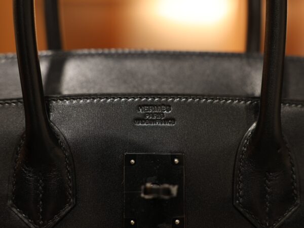 Birkin 30 Box Retourne So Black