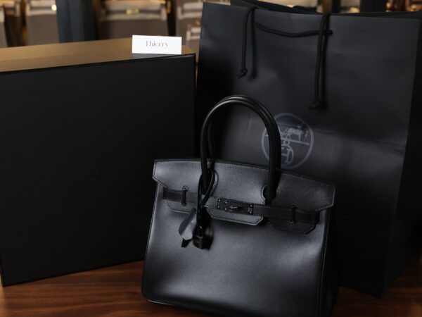 Birkin 30 Box Retourne So Black
