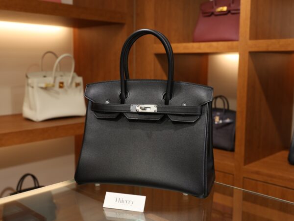 버킨 30 스위프트 블랙 은장 001_139A4612 Birkin 30 Swift Black PHW