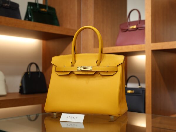 Birkin 30 Swift Jaune d'Or GHW