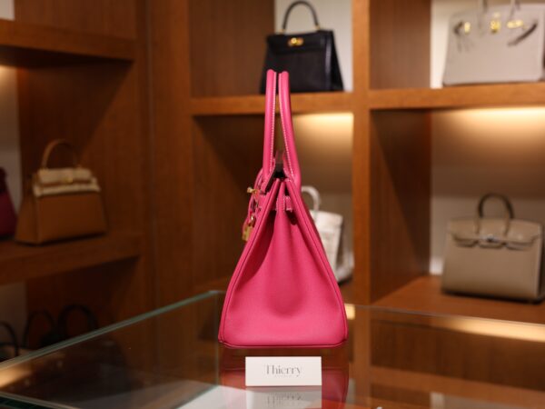 Birkin 30 Epsom Retourne Rose Tyrien GHW
