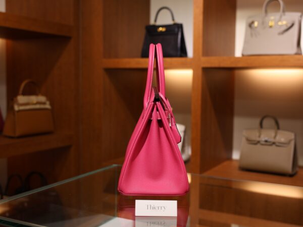 Birkin 30 Epsom Retourne Rose Tyrien GHW