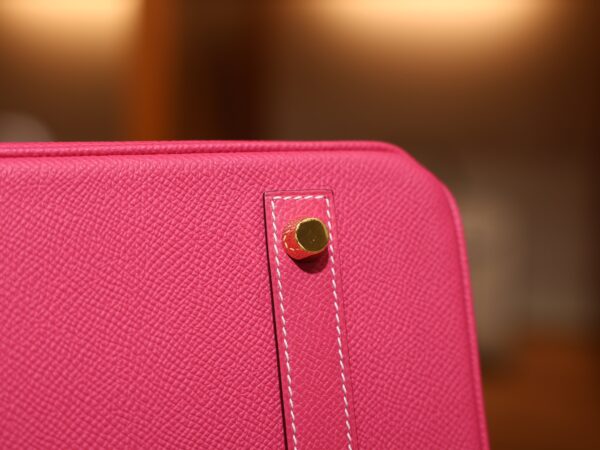 Birkin 30 Epsom Retourne Rose Tyrien GHW