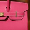 Birkin 30 Epsom Retourne Rose Tyrien GHW
