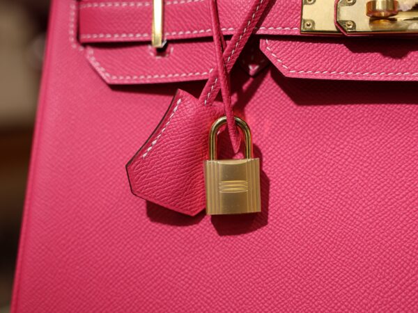 Birkin 30 Epsom Retourne Rose Tyrien GHW