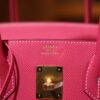 Birkin 30 Epsom Retourne Rose Tyrien GHW