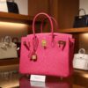 Birkin 30 Epsom Retourne Rose Tyrien GHW