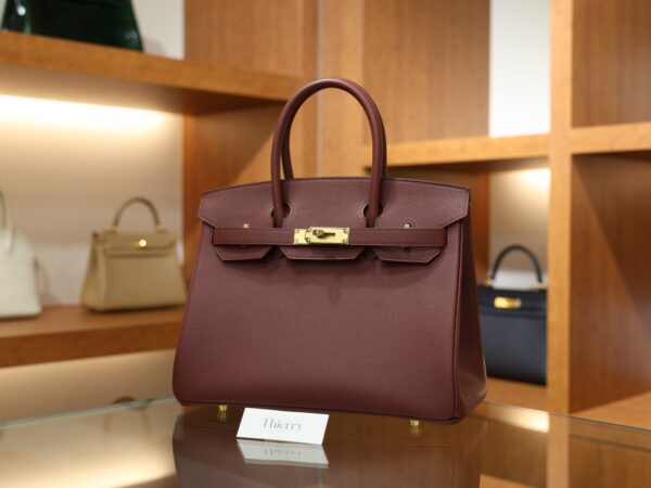 Birkin 30 Epsom Retourne Rouge H GHW