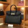 Birkin 30 Epsom Retourne Black GHW