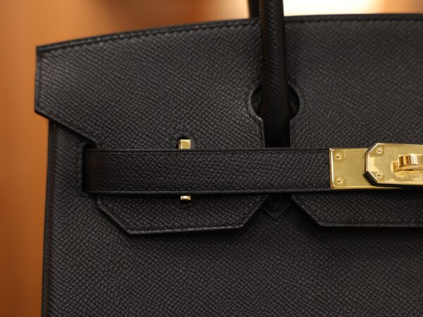 Birkin 30 Epsom Retourne Black GHW