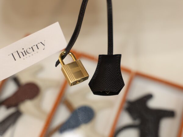 Birkin 30 Epsom Retourne Black GHW