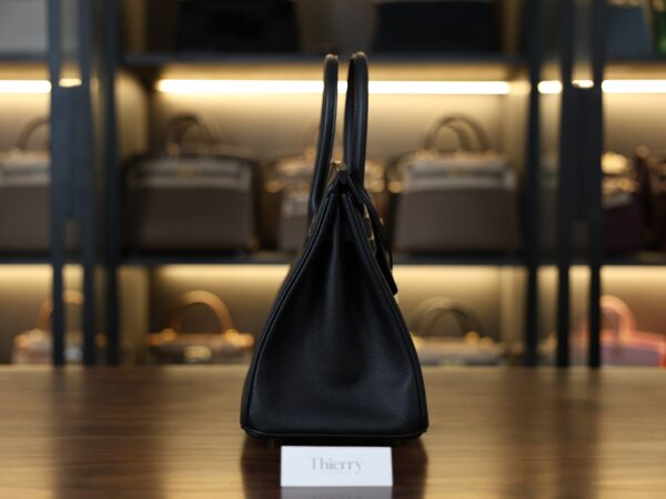 Birkin 30 Epsom Retourne Black GHW