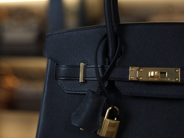 Birkin 30 Epsom Retourne Black GHW