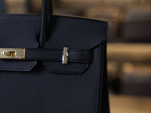 Birkin 30 Epsom Retourne Black GHW
