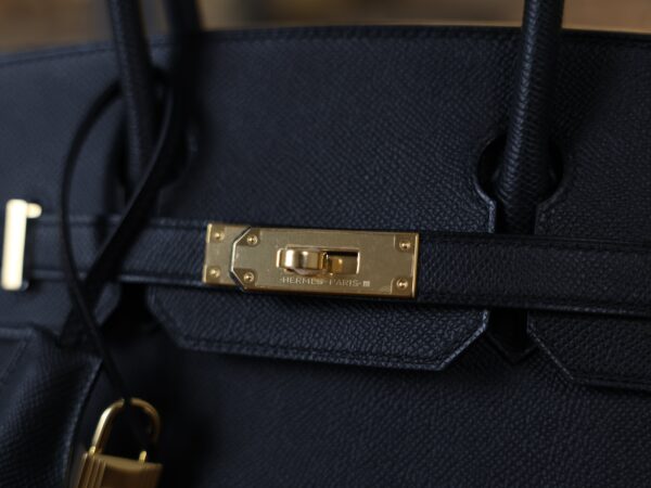 Birkin 30 Epsom Retourne Black GHW