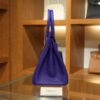 Birkin 30 Epsom Retourne Bleu Electrique PHW