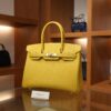 Birkin 30 Epsom Retourne Jaune Ambre GHW