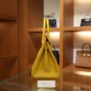 Birkin 30 Epsom Retourne Jaune Ambre GHW