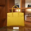Birkin 30 Epsom Retourne Jaune Ambre GHW