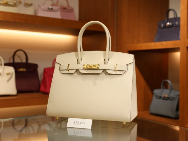 Birkin 30 Epsom Sellier Craie GHW