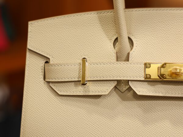Birkin 30 Epsom Sellier Craie GHW