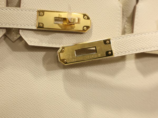Birkin 30 Epsom Sellier Craie GHW