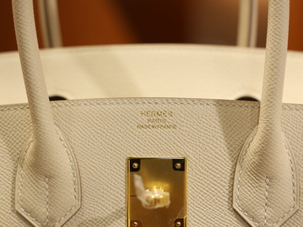 Birkin 30 Epsom Sellier Craie GHW