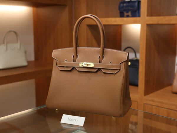 버킨 30 토고 골드 금장 001_139A8154 Birkin 30 Togo Gold GHW