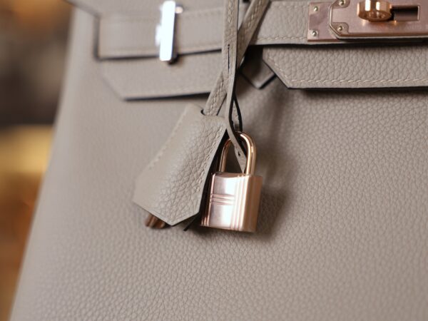 Birkin 30 Togo Gris Tourterelle RGHW