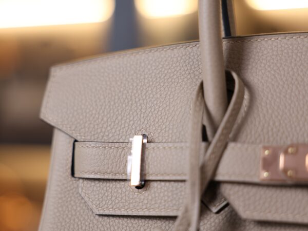 Birkin 30 Togo Gris Tourterelle RGHW
