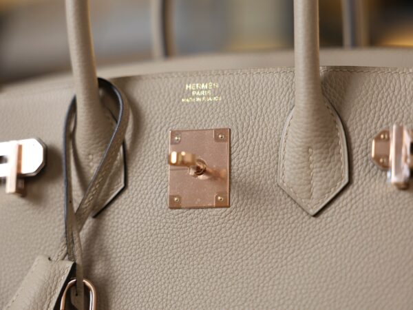 Birkin 30 Togo Gris Tourterelle RGHW
