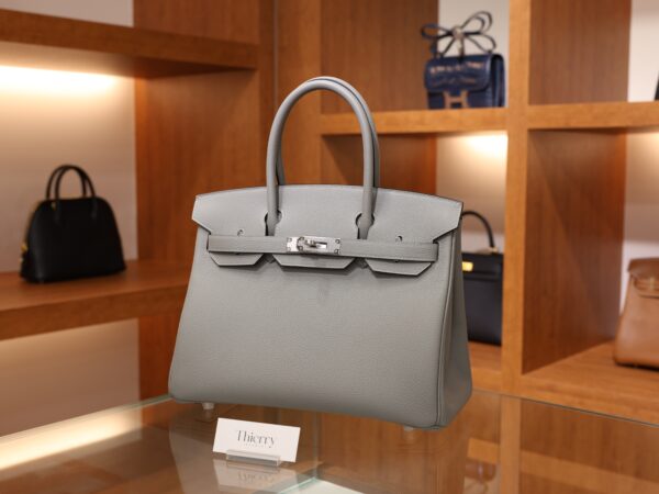 버킨 30 토고 그리스 무엣 은장 001_139A9685 Birkin 30 Togo Gris Mouette PHW